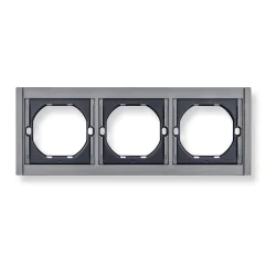 Ramki-potrojne - potrójna ramka pozioma szara do serii cc- tr premium cc-tr-49 wesa