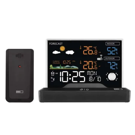 Termometry-i-stacje-pogodowe - nowoczesna stacja pogodowa bezprzewodowa meteo e8620 emos 