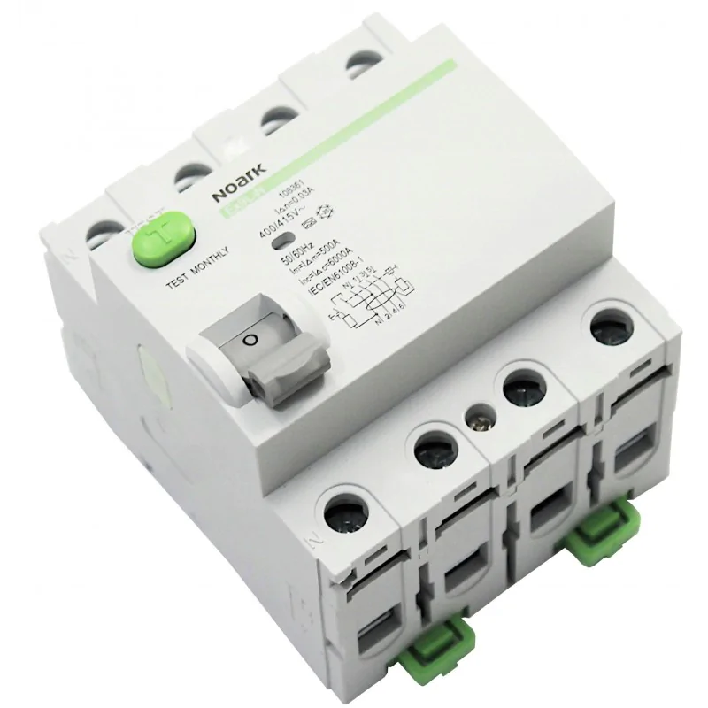 Automatyka - wyłącznik różnicowo-prądowy noark 300ma 400v ip20 25a 108339 firmy NOARK 