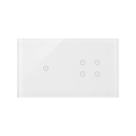 Panele-dotykowe - panel dotykowy 1+4 pola dotykowe biała perła dstr214/70 simon 54 touch kontakt-simon 