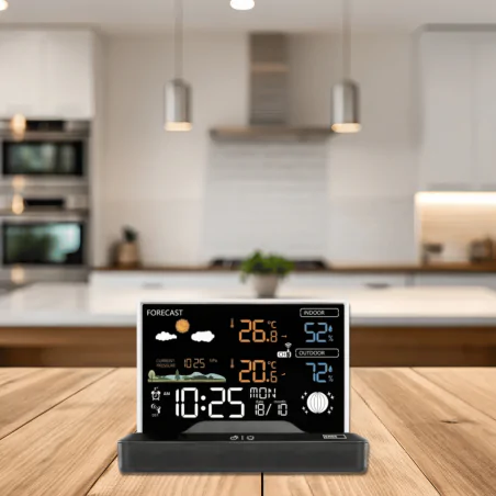Termometry-i-stacje-pogodowe - nowoczesna stacja pogodowa bezprzewodowa meteo e8620 emos 
