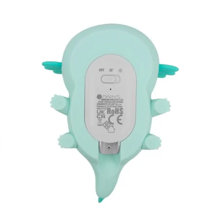 Oswietlenie-do-pokoju-dzieciecego - lampka dziecięca nocna niebieska lampa aksolotl led interblue 