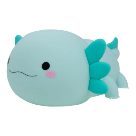 Oswietlenie-do-pokoju-dzieciecego - lampka dziecięca nocna niebieska lampa aksolotl led interblue 