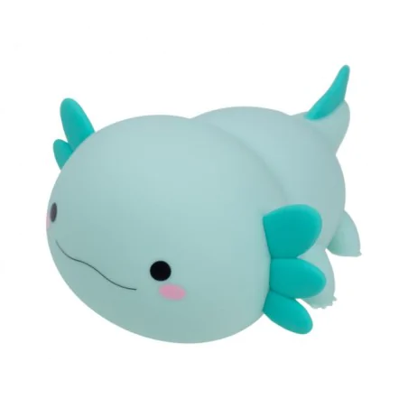 Oswietlenie-do-pokoju-dzieciecego - lampka dziecięca nocna niebieska lampa aksolotl led interblue 