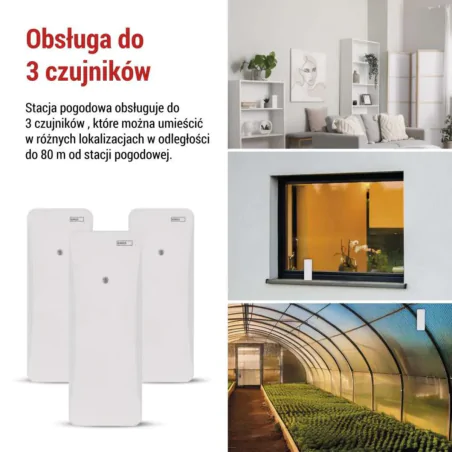 Termometry-i-stacje-pogodowe - bezprzewodowa stacja pogody biała z dużym wyświetlaczem e0531 emos 