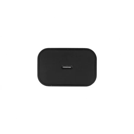 Przedluzacze-elektryczne - ładowarka sieciowa do telefonu czarna usb-c kostka do smartfona szybkie ładowanie 20w me61643 eco-light 