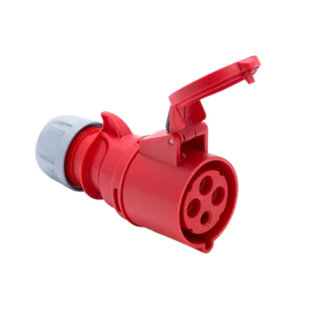 Gniazda-silowe - gniazdo siłowe przenośne na 4 bolce 16a 400v ip44 214-6 pce 