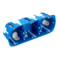 Puszki-podtynkowe - or-jb-13800/3 puszka podtynkowa wiatroszczelna potrójna fi 60 mmorno