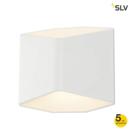 Kinkiety-do-salonu - kinkiet w kolorze białym o mocy 11w 3000k 390lm cariso 2 151711 slv 