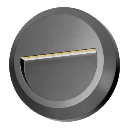 Kinkiety-ogrodowe - lampa elewacyjna zewnętrzna schodowa led 1w oświetlenie ścienne okrągłe kibo orno 