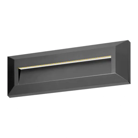 Kinkiety-ogrodowe - podłużna lampa elewacyjna zewnętrzna led 1,5w oświetlenie ścienne prostokątne ip65 kibo orno 