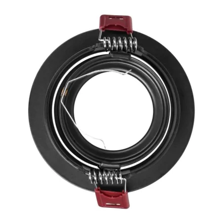 Oprawy-sufitowe-ruchome - oprawy sufitowa punktowa oczko wpuszczane czarne fondi orno 