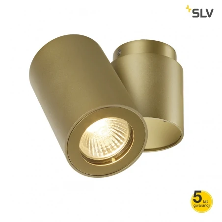 Kinkiety - oprawa ścienno-sufitowa pojedyncza enola_b spot 1 mosiądz gu10 max 50w slv 