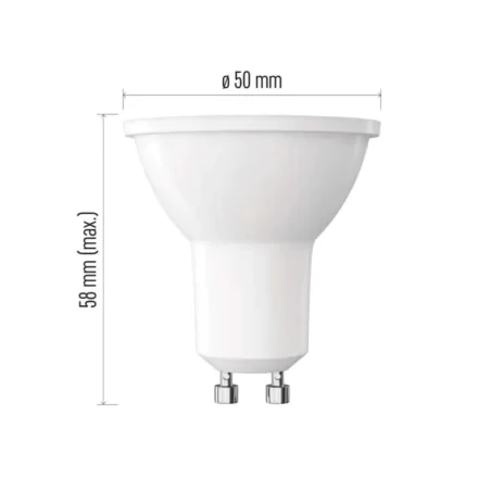Gwint-trzonek-gu10 - żarówka led gu10 neutralna 4000k o mocy 10w odpowiednik 72w mr16 1000lm zl8f53 emos 