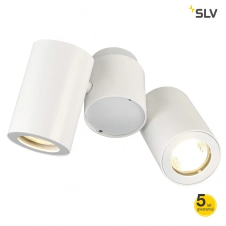 Kinkiety-do-salonu - oprawa ścienno-sufitowa biała enola_b spot 2 2x gu10 max 2x 50w slv 