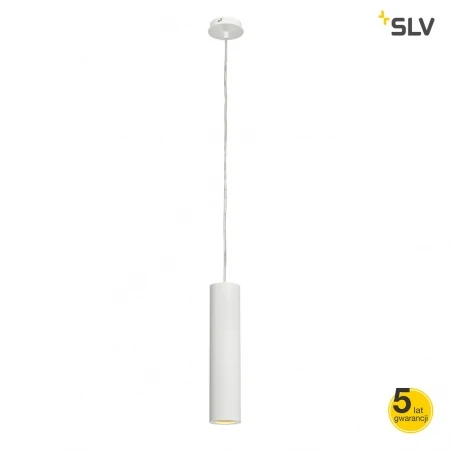 Lampy-sufitowe - lampa wisząca biała enola_b pd-1 gu10 max 50w slv 