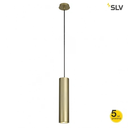 Lampy-sufitowe - lampa sufitowa wisząca enola_b pd-1 mosiądz gu10 max 50w slv 