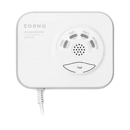 Czujniki-gazu - czujnik do wycieku gazu lpg propan putan wykrywacz gazu z butli do domu or-dc-635 orno 
