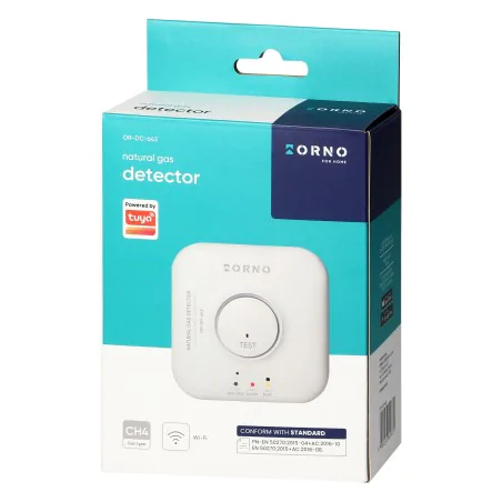 Czujniki-gazu - czujnik do wycieku gazu ziemnego wykrywacz gazu do kuchni sterowany smartfonem tuya orno 