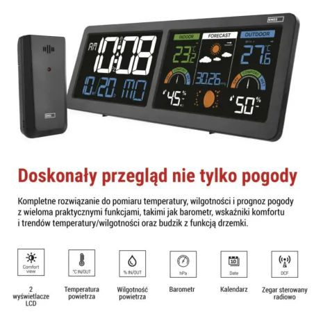 Termometry-i-stacje-pogodowe - stacja meteorologiczna bezprzewodowa z prognozą pogody e8625 emos 
