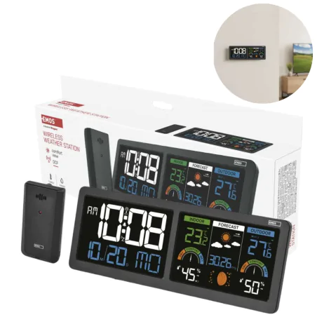 Termometry-i-stacje-pogodowe - stacja meteorologiczna bezprzewodowa z prognozą pogody e8625 emos 