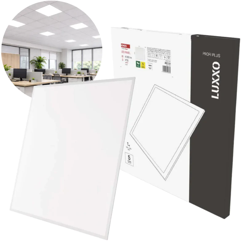 Panele-led - panel led 60x60 wpuszczany biały kwadratowy 22w neutralny 4000k luxxo zb2110 emos firmy EMOS 