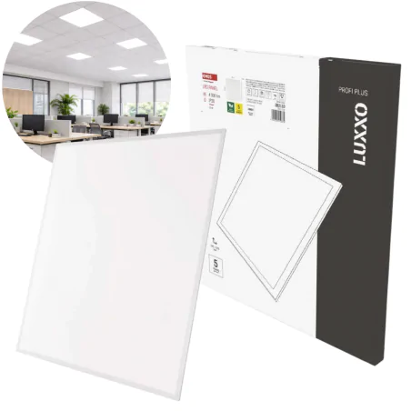 Panele-led - panel led 60x60 wpuszczany biały kwadratowy 22w neutralny 4000k luxxo zb2110 emos 