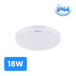 Plafony - lampa led do łazienki sufitowa 18w z neutralnym światłem ip44 04953 dowbor ideus