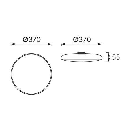 Plafony - plafon led do łazienki oprawa sufitowa 18w z neutralnym światłem ip44 04954 dowbor ideus 
