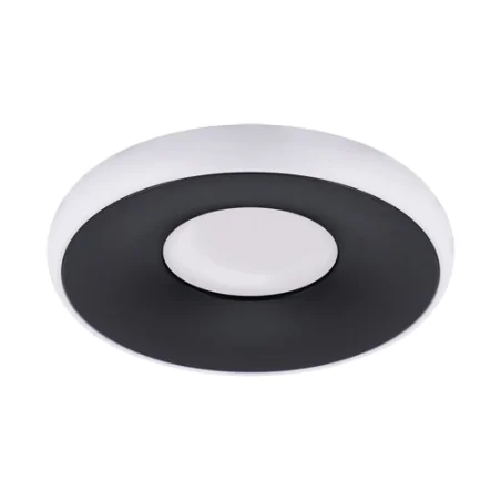 Oprawy-sufitowe-stale - czarno-białe oczko oprawa wpuszczana w sufit gu10 sfora ideus 