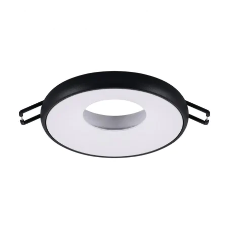 Oprawy-sufitowe-stale - biało-czarne oczko sufitowe oprawa punktowa wpuszczana w sufit gu10 sfora ideus 