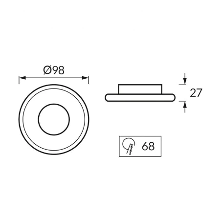 Oprawy-sufitowe-stale - czarne oczko sufitowe oprawa punktowa do sufitu podwieszanego gu10 sfora ideus 