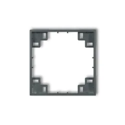 Osprzet-produkty-uzupelniajace - ramka pośrednia grafitowy mat do serii mini karlik 28mrp-1