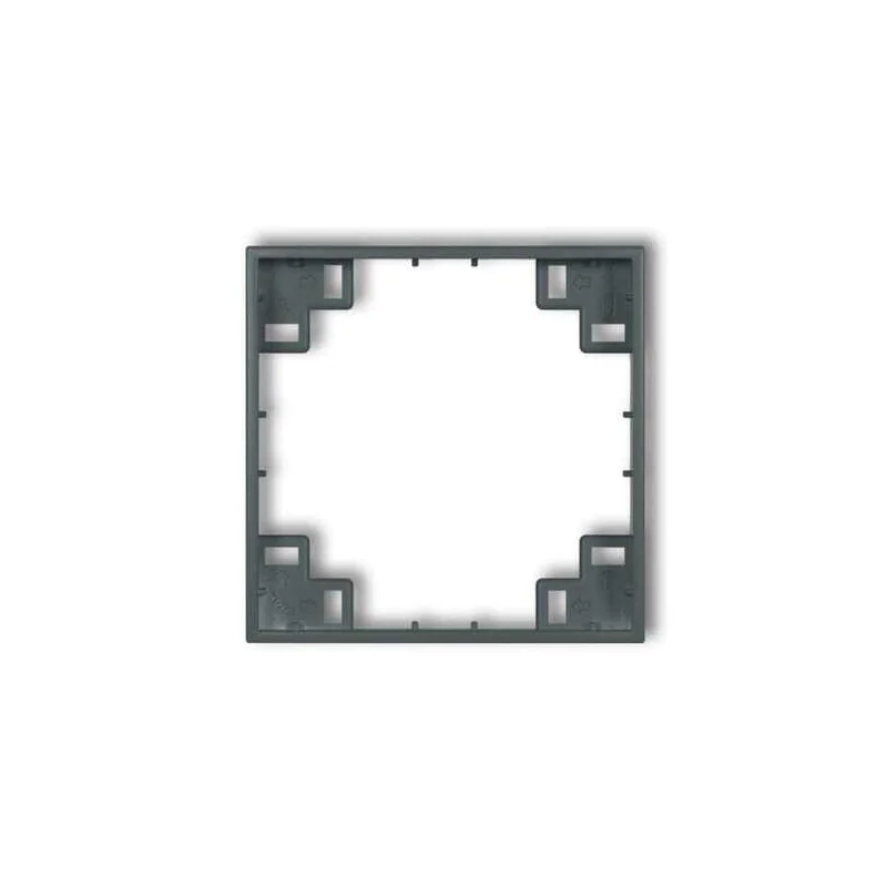 Osprzet-produkty-uzupelniajace - ramka pośrednia grafitowy mat do serii mini karlik 28mrp-1 firmy Karlik 