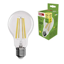 Gwint-trzonek-e27 - żarówka led ściemnialna filamentowa a60 e27 11w 1521lm ciepła 2700k emos