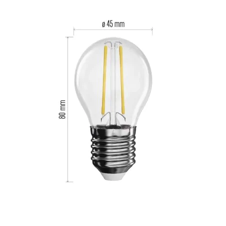 Gwint-trzonek-e27 - żarówka led mała kulka z gwintem e27 mini globe 1,8w 250lm neutralna 250lm emos 