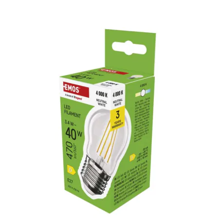 Gwint-trzonek-e27 - żarówka led mała kulka z gwintem e27 mini globe 1,8w 250lm neutralna 250lm emos 