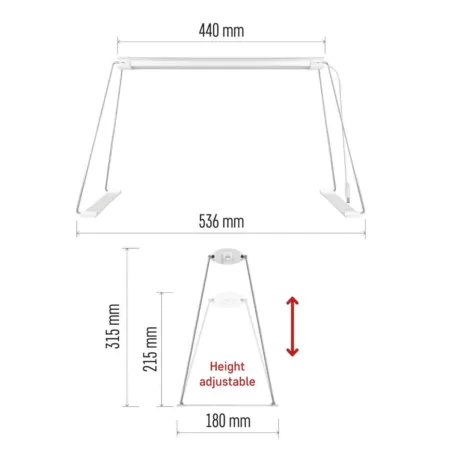 Oswietlenie - lampa wspomagająca wzrost roślin oświetlenie do uprawy sadzonek 15w z timerem grow emos 