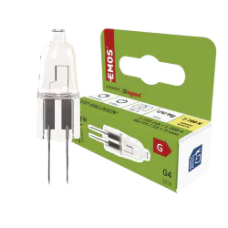 Gwint-trzonek-g4 - żarówka halogenowa jc g4 o mocy 14w z ciepłą barwą ze0505a emos