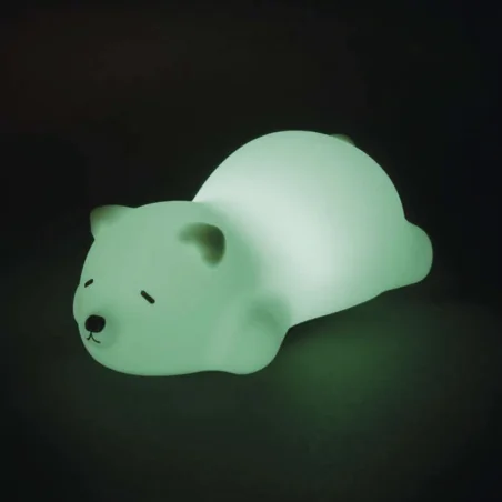 Lampki-nocne - lampka nocna led dziecięca śpiący miś uroczy prezent dla dziecka p3325 emos 