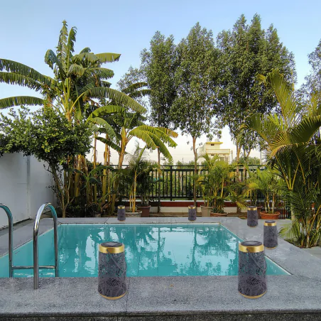 Lampy-solarne - latarenka solarna na taras i balkon z możliwością zawieszenia elza 04883 ideus 