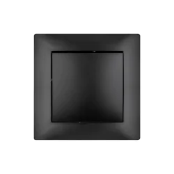 Wylaczniki-jednobiegunowe - wyłącznik światła pojedynczy czarny z ramką podtynkowy lc-01c wesa vcx