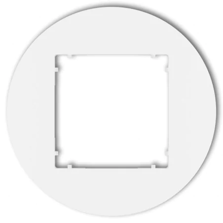 Ramki-pojedyncze - ramka okrągła biała do gniazd i włączników z serii mini karlik mrto-1 