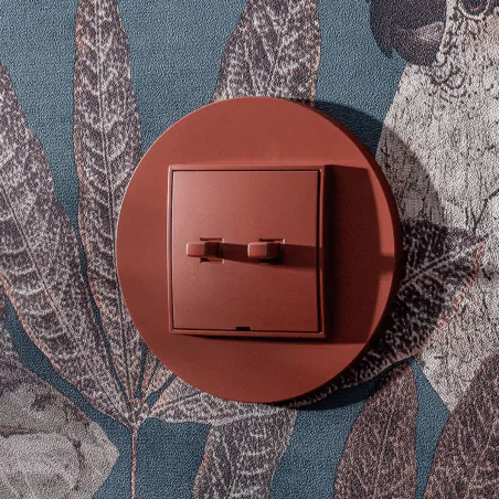 Ramki-pojedyncze - ramka okrągła biała do gniazd i włączników z serii mini karlik mrto-1 