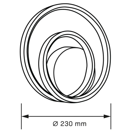 Kinkiety-do-salonu - kinkiet led czarna ścienny z neutralnym światłem o mocy 15w zefira polux/goldlux 