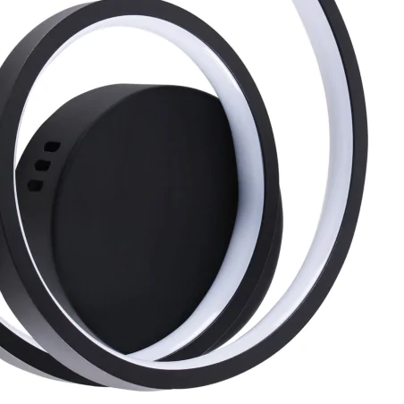 Kinkiety-do-salonu - kinkiet led czarna ścienny z neutralnym światłem o mocy 15w zefira polux/goldlux 