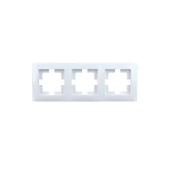 Ramka potrójna biała do...