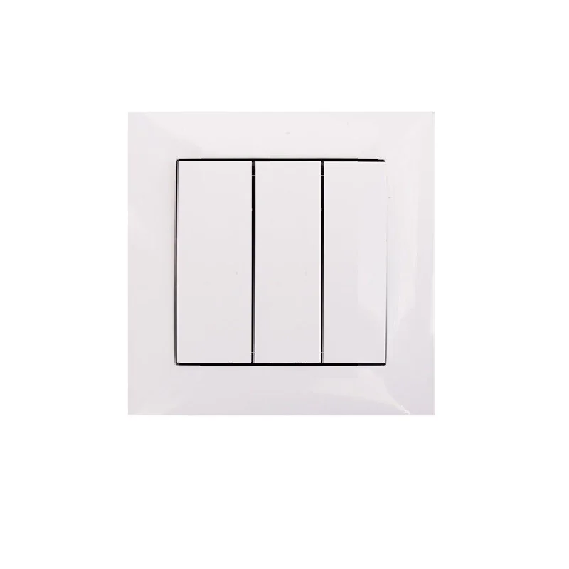 Wylaczniki-potrojne - wyłącznik potrójny z ramką tani biały podtynkowy lc-06b wesa vcx firmy VCX 