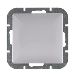 Wylaczniki-jednobiegunowe - wyłącznik światła pojedynczy szary mat wp-1p perła abex