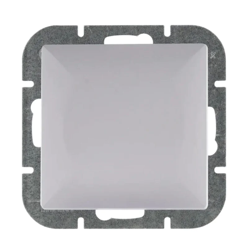 Wylaczniki-jednobiegunowe - wyłącznik światła pojedynczy szary mat wp-1p perła abex firmy ABEX 